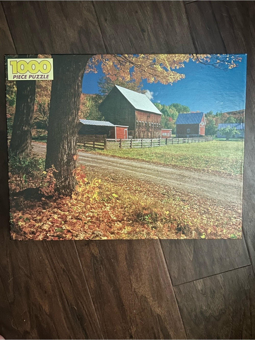 1000-Piece Golden "Autumn Maples" 1000-piece jigsaw puzzle new sealed box